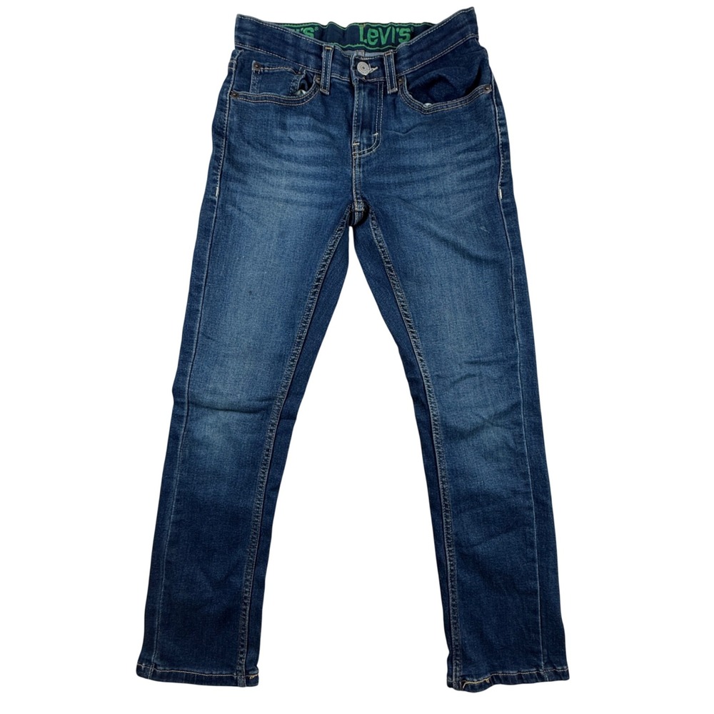 Levis 511 Slim Fit Boys Jeans Size 10 Reg Med Wash Blue Denim Adjustable Waist